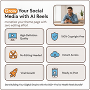 500+ Viral AI Health Reels Bundle
