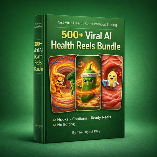 500+ Viral AI Health Reels Bundle